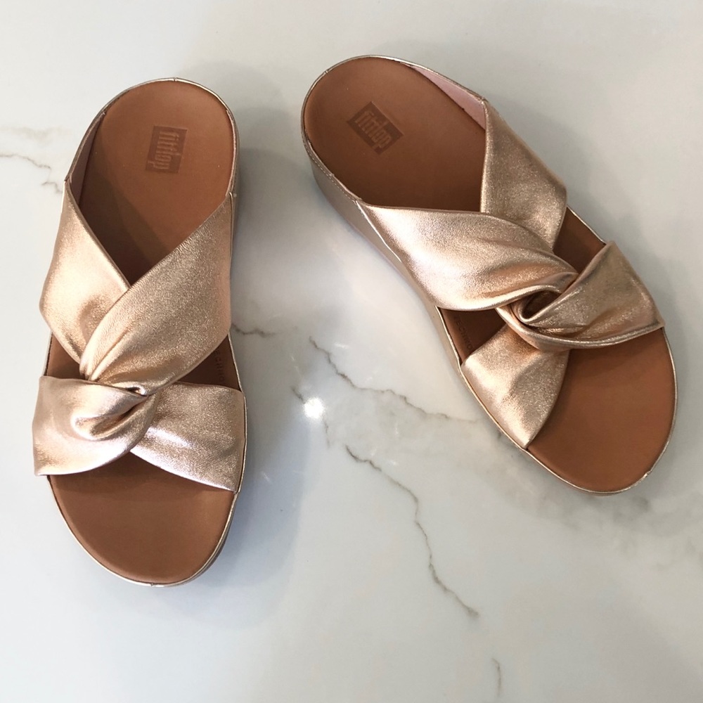 Rose Gold FitFlop Sandals